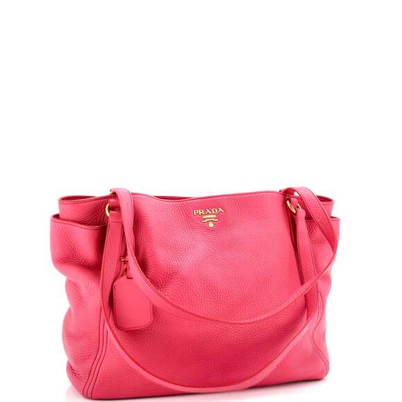 Prada Side Pocket Tote Vitello Daino #148873P79B - Picture 3 of 7
